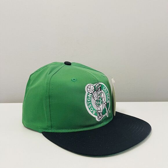 Vintage 90's Boston Celtics NBA Adjustable Snapback Hat/Cap by AJD 66196471 NWT - Picture 3 of 7